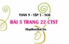 Bài 5 trang 22 Toán 9 tập 1 Chân trời sáng tạo SGK